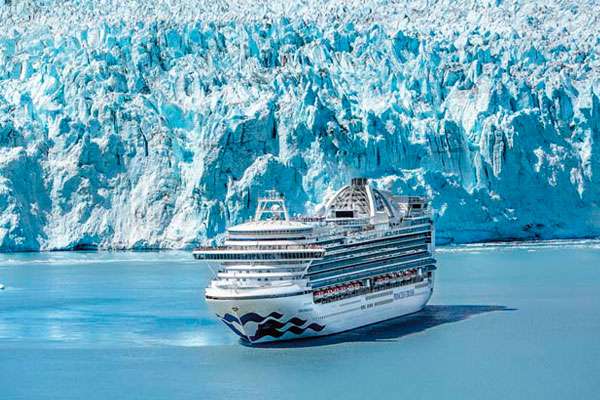 Disfrutando del paisaje patagónico en el crucero Sapphire Princess