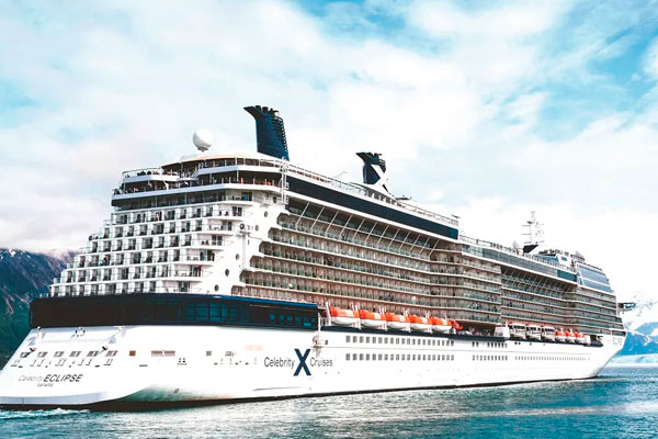 Enjoying the Patagonian landscape on the Celebrity cruise