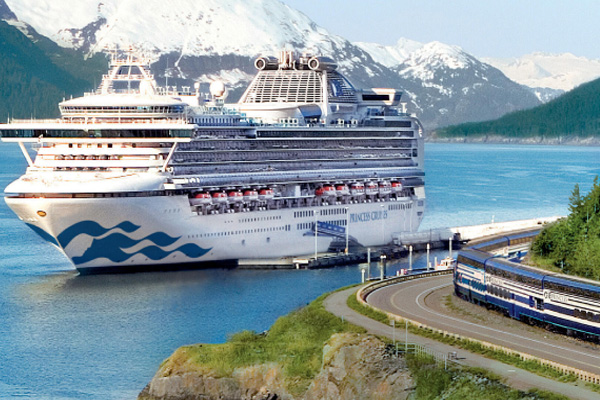 Glacial landscape in Antarctica from the Sapphire Princess