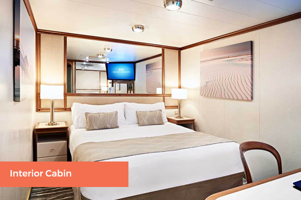 Sunset in Antarctica viewed from the Sapphire Princess